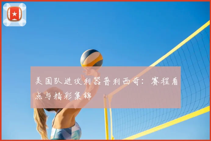 美国队进攻利器普利西奇：赛程看点与精彩集锦